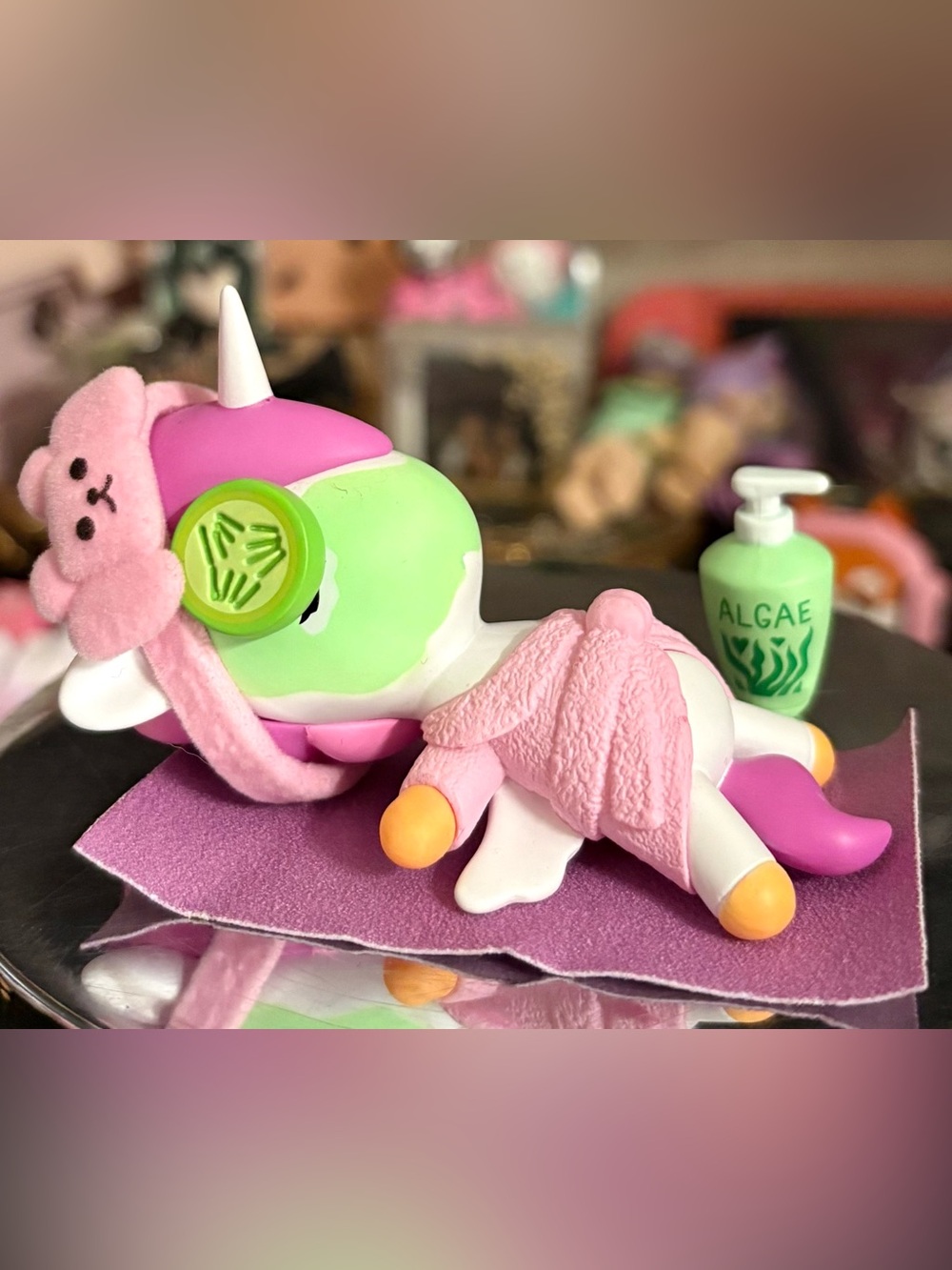 Tokidoki Cucumber Vibes Unicorno Spa Day Series Collectible Art Figure